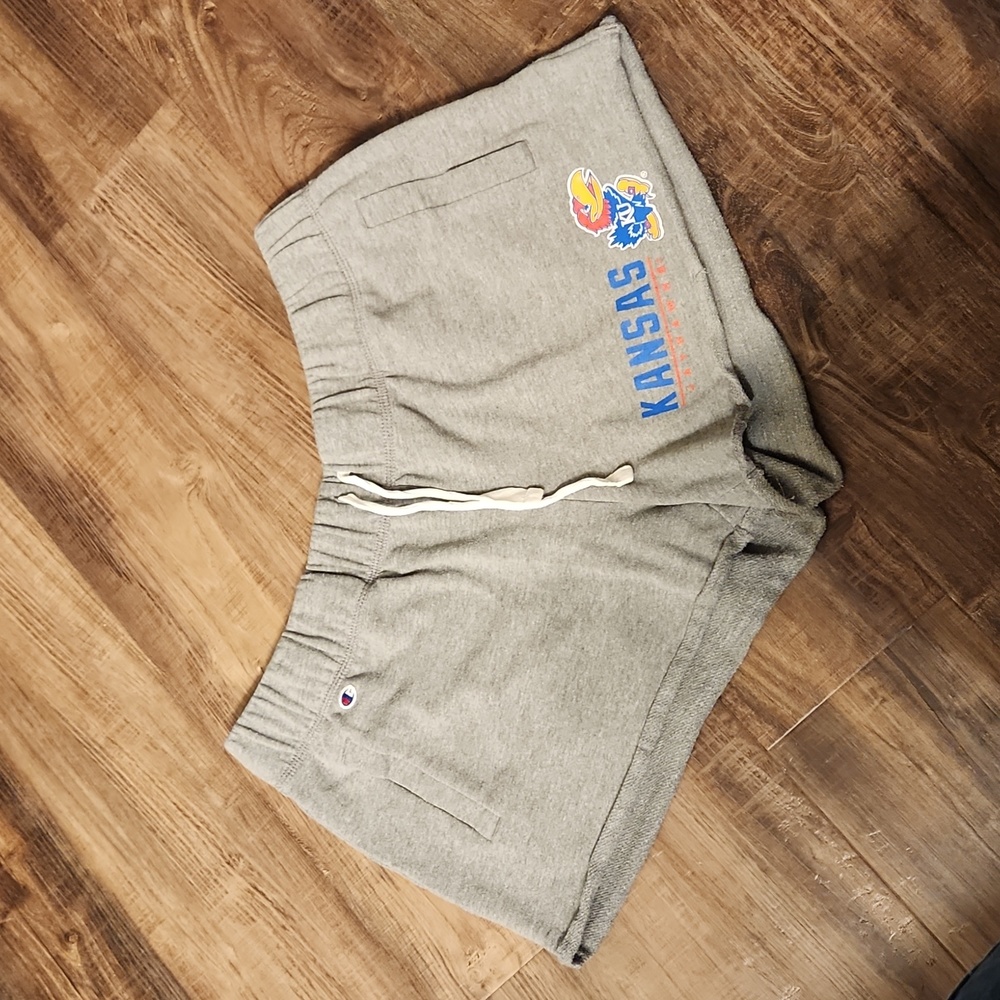 Champion Jayhawk sweatpants style shorts